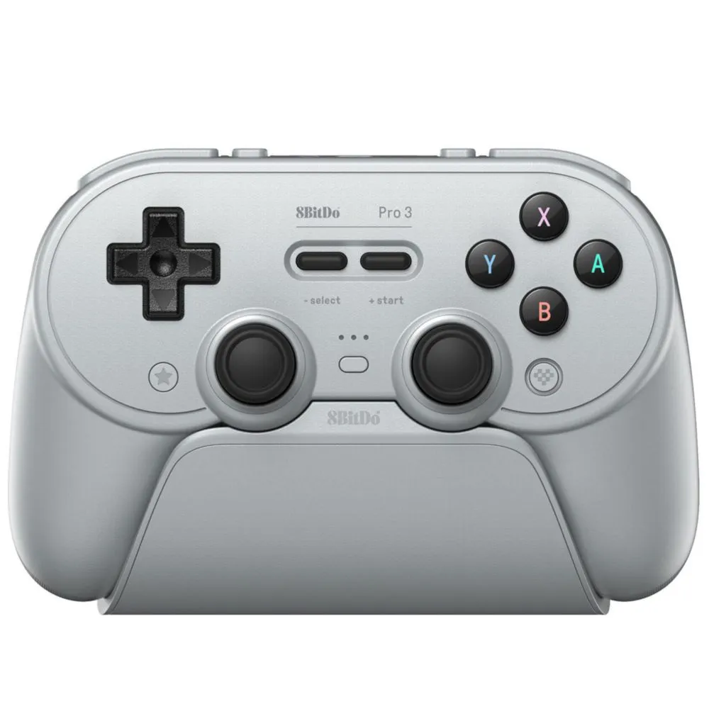Controlador Nargos 8BitDo Pro 3 Bluetooth Gris