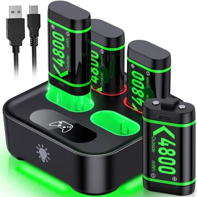 Baterías de mando Xbox con base de carga para Xbox Series X|S