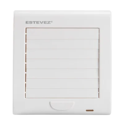 Extractor de Aire Estevez 1404-H(eco) color Blanco 4'' 1404 con Sensor de Humedad