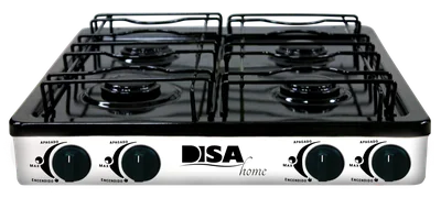 Parrilla A Gas 4q Disa Home Blanco Metálico Parr-gas-04