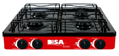 Parrilla A Gas 4q Disa Home Rojo Metálico Parr-gas-04