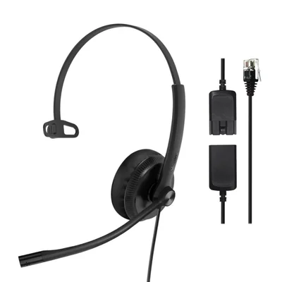 Auriculares con cable Yealink YHS34 QD a RJ9