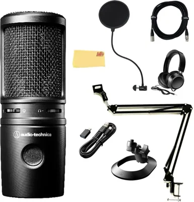 MICRÓFONO Audio-Technica AT2020USB-X USB Paquete
