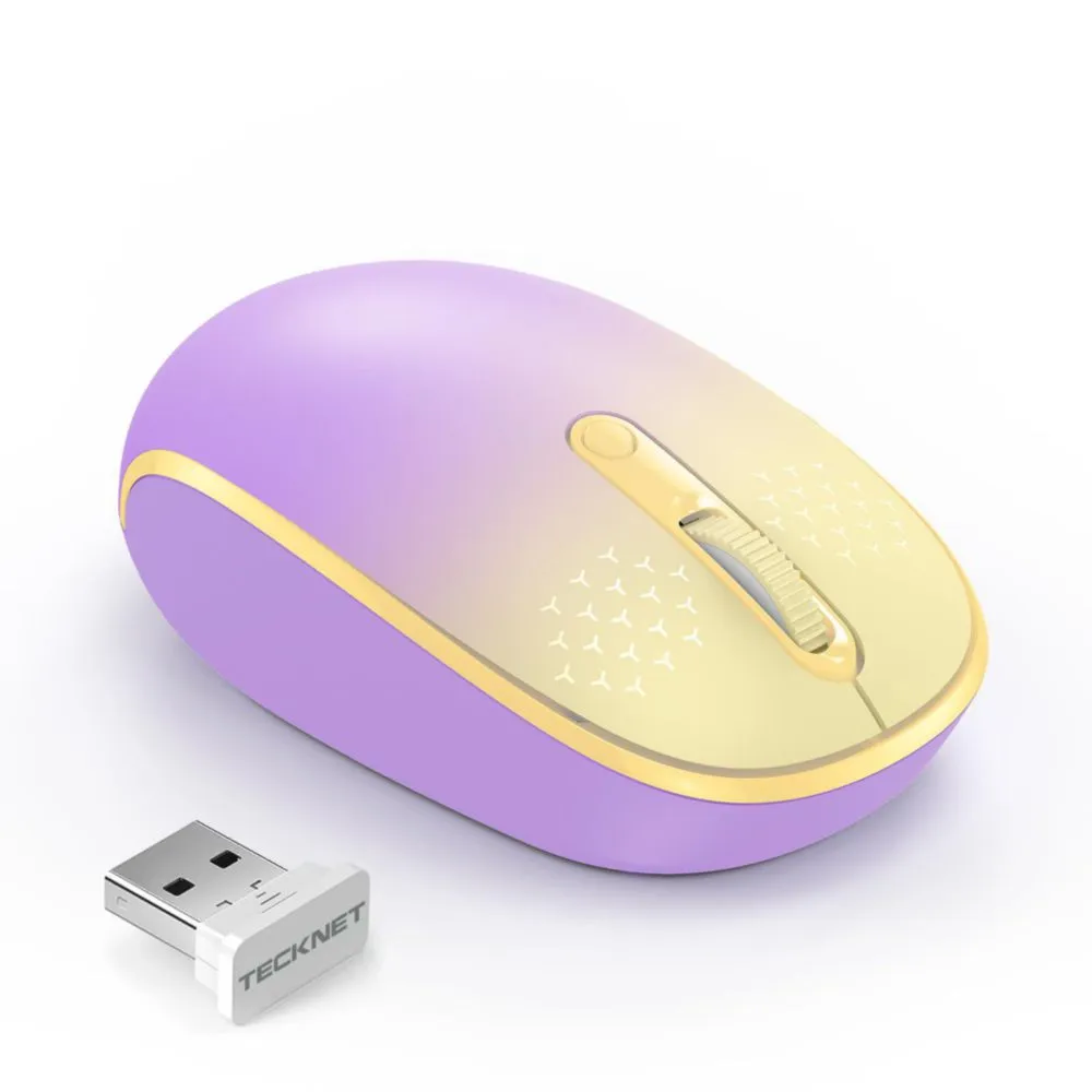 Ratón Inalámbrico TECKNET Compacto Ambidiestro 2.4GHz