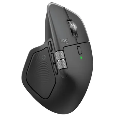 Mouse inalámbrico Logitech de alto rendimiento con respuesta táctil MX Master 4