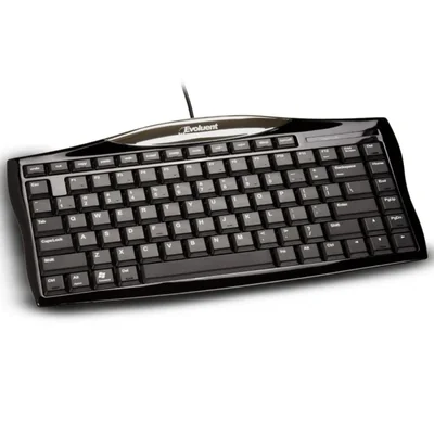 Teclado compacto con cable Evoluent sin teclado numérico ergonómico