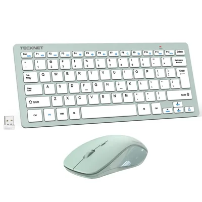 Teclado y Ratón TECKNET Inalámbrico 2.4 GHz Silencioso 1600 DPI