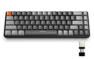 Teclado MAGIC-REFINER RK68 inalámbrico de 68 teclas 2.4G/BT
