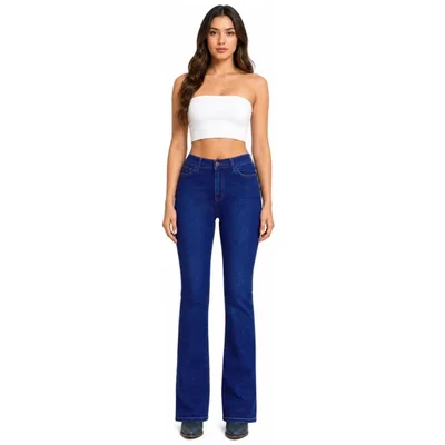 Jeans Corte Boot Cut Jeans Beronna para Mujer