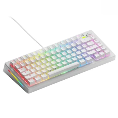 Teclado GLORIOUS GMMK 3 75% blanco hotswap