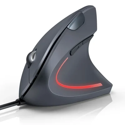 Ratón TECKNET con cable 6400 DPI ergonómico