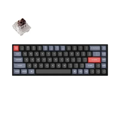 Teclado mecánico Keychron K6 Pro inalámbrico RGB con switches marrones