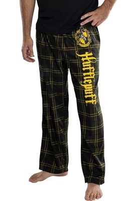 Pantalones De Pijama A Cuadros Hufflepuff De Harry Potter De Intimo - Venta Internacional.