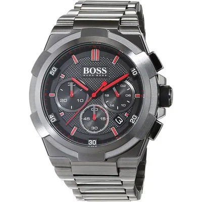 Reloj Hugo Boss Hombre Supernova 1513361 Caja Redonda 46mm Diámetro Acero Inoxidable Cierre Desplegable Movimiento Cuarzo