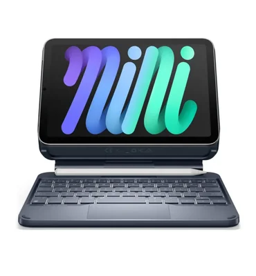 Teclado Dexnor para iPad Mini 7/6 de 83" con panel táctil y retroiluminación