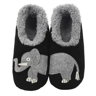 Pantufla Snoozies Elefante Para Mujer Talla M - Venta Internacional.