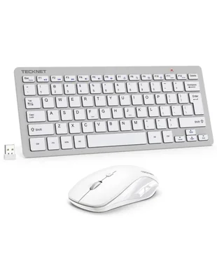 Teclado y Ratón TECKNET Inalámbrico 2.4 GHz Silencioso 1600 DPI