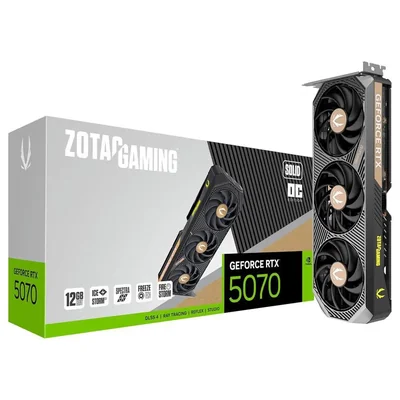Tarjeta de video zotac geforce rtx 5070 solid 12gb 988 tops