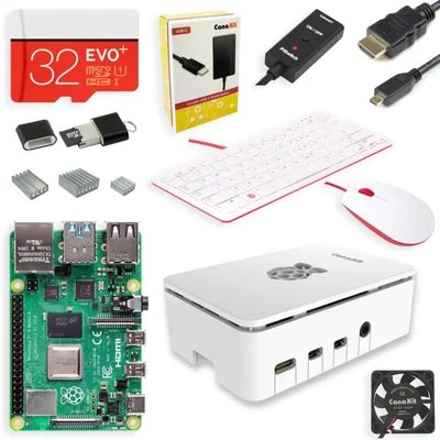 Kit de inicio de escritorio CanaKit Raspberry Pi 4 con 4 GB de RAM