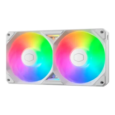 Ventilador Cooler Master 240 mm aRGB Blanco PWM 2050 RPM