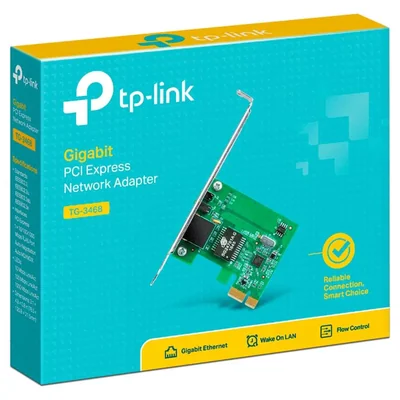 Tarjeta de Red TP-Link con RJ45 1000 Mbps, PCI Express