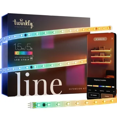 Tira LED de extensión Twinkly Line 15 m multicolor