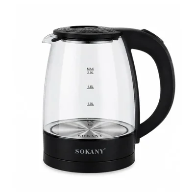 Hervidor Eléctrico SOKANY SK-SH-1097 2L 1500W de Vidrio