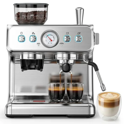 Máquina de espresso Electactic 20 bar con molinillo