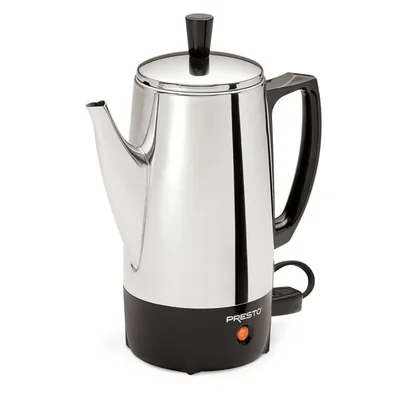 Cafetera Presto 02822 6 tazas acero inoxidable 500 W