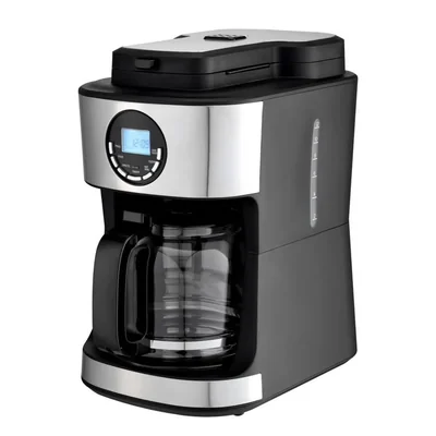 Cafetera digital 12 tz con molino de café integrado pink garlic cdmc12t