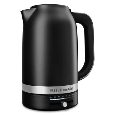 Hervidor eléctrico de 1.7 litros KitchenAid KEK1701PT color Black Matte