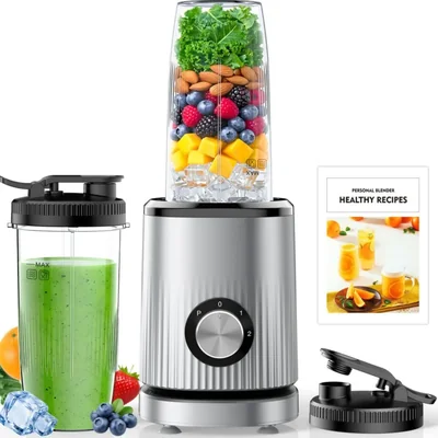Licuadora portátil personal para smoothies Turelar 2 vasos de 710 ml