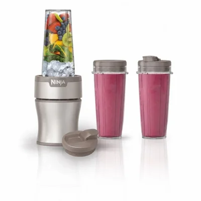 Licuadora Ninja Nutri-Plus 900W color topo con 3 vasos de 568 ml