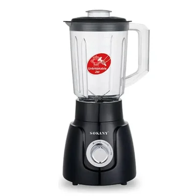 Licuadora Multifuncional SOKANY SK-185 2 en 1 1.6 L 500 W Negra