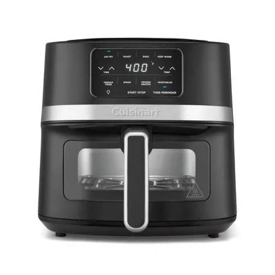 Horno Air Freyer Cuisinart AIR-160 45 L con 4 ajustes preestablecidos color negro y acero inoxidable
