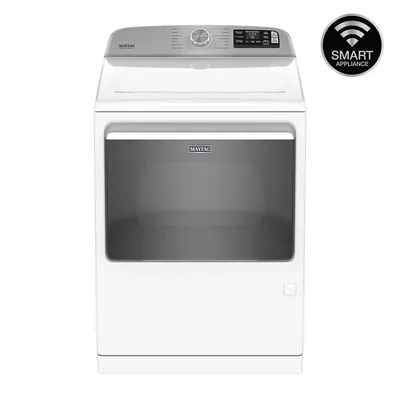 Secadora Carga Superior Gas Maytag 28kg Extra Power Conectada 7MMGD7230LW Blanco