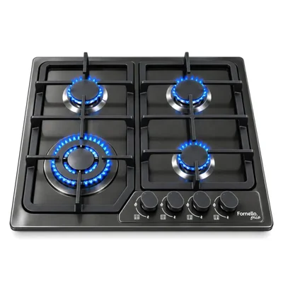 Parrilla Empotrable 4 Quemadores Acero Gas Nay/LP
