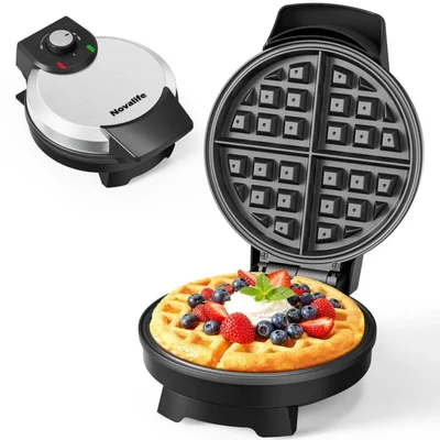 Wafflera Novalife de 18 cm Acero Inoxidable