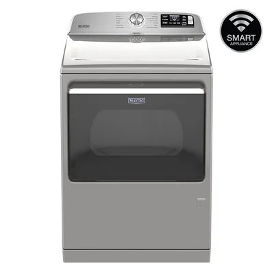 Secadora Carga Superior Gas Maytag 28kg Extra Power Conectada 7MMGD7230LC Cromo