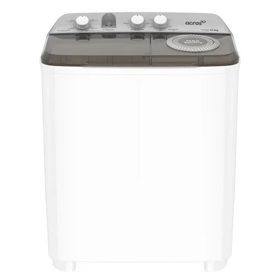 Lavadora de 2 Tinas Acros ALD1035JE 10Kg Blanco con Gris