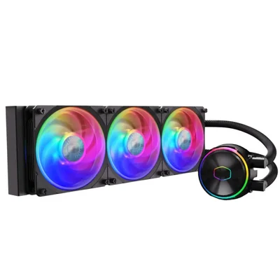 Cooler Master MasterLiquid PL360 FLUX Enfriador Líquido AIO para CPU de Circuito Cerrado Bomba de Doble Circuito Gen2 ARGB Radiador de 360 mm