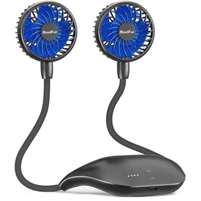 Ventilador de cuello HandFan 10000 mAh recargable 6 velocidades 320 g