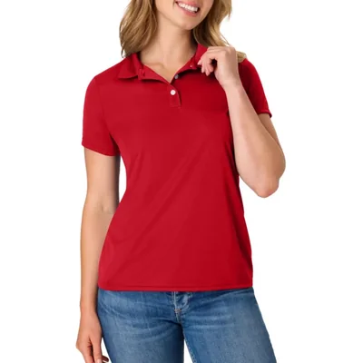 Polo Hanes Mujer Cool DRI Rojo Intenso XXL