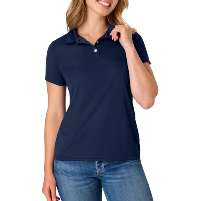 Camiseta Polo Mujer Hanes XL Azul Marino Cool DRI Performance
