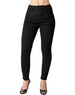 Jeans Mujer Moda Skinny Negro Furor Cartagena 62106828