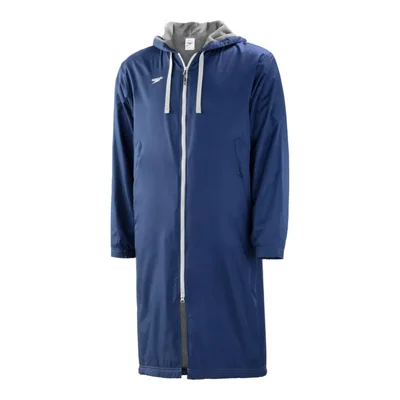 Abrigo Speedo forro polar azul marino talla S EE. UU.