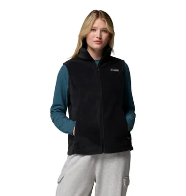 Chaleco Columbia Negro Petite Large para Mujer