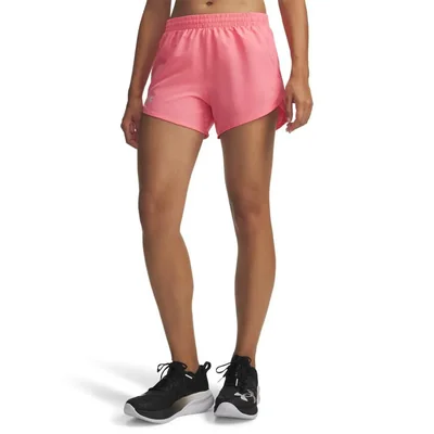 Shorts Under Armour 602 Pink SM con bolsillos de 8 cm