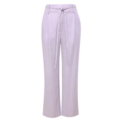 Pantalón de Talle Alto y Cinturón de Lazo para Mujer Basel