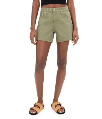 Shorts Levi's Corte A 26 Verde Lichen Profundo Stretch